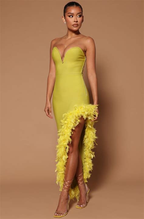 chartreuse dresses 1