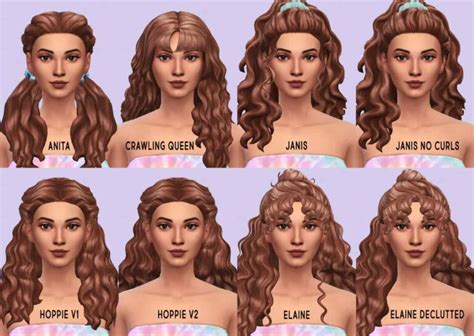 101+ Stylish Sims 4 Curly Hair CC to Add to Your CC Folder