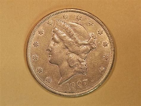 GOLD! 1907 Gold Liberty Head $20 Double Eagle | Coins & Currency ...