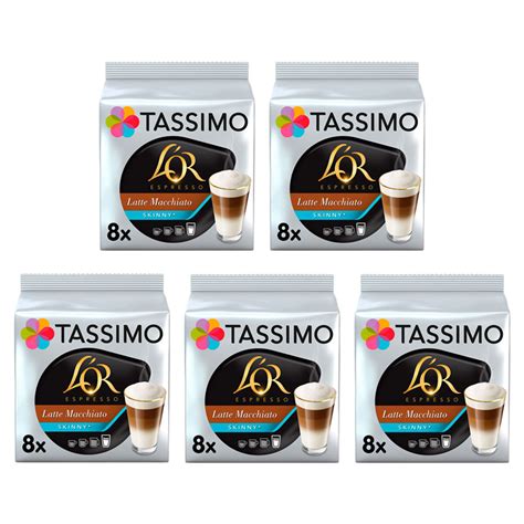 Tassimo L'OR Skinny Latte Macchiato Coffe Pods, 40 Servings | Cost...