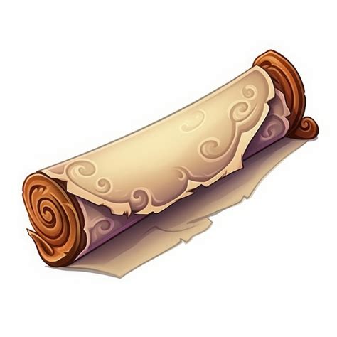 premium ai image magic paper scroll