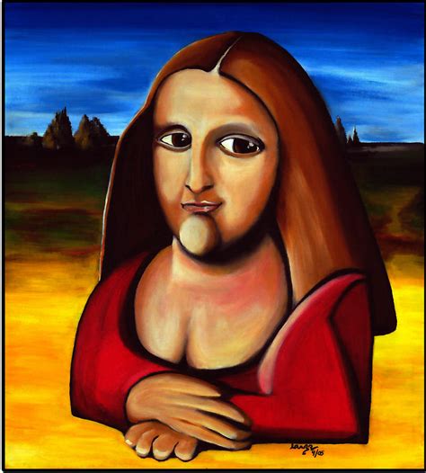 Mona Mia Painting by Jose Gonzalez Lanza - Fine Art America