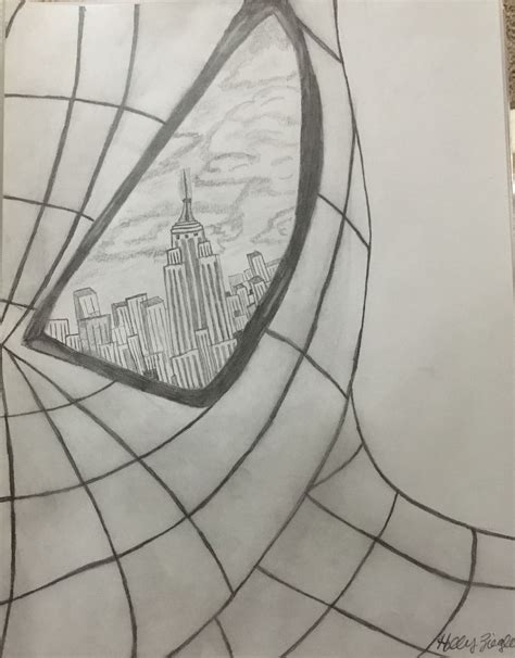 drawing a spiderman 5