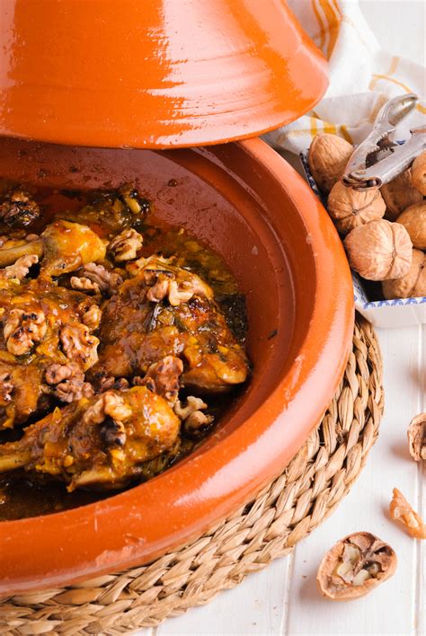 Chicken and Walnut Tajine with Quince Paste - MarocMama