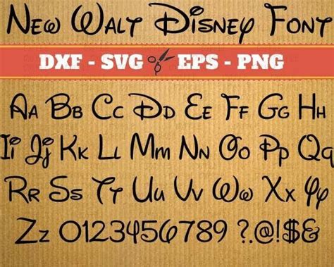 script walt disney font svg files  svg font files cursive