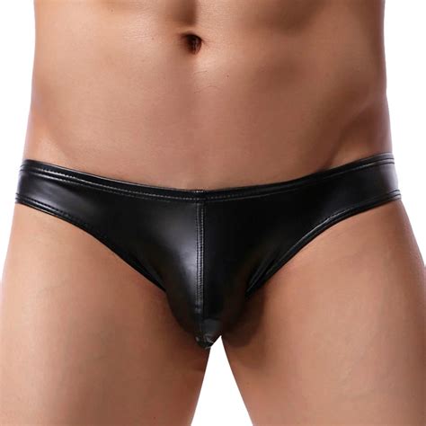 CLEVER-MENMODE-Sexy-Men-Briefs-Underwear-homme-Cueca-Faux-Leather