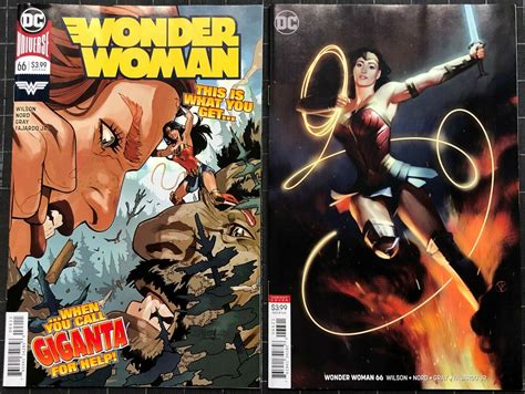 | Wonder Woman (2016) #66 VF/NM regular & variant cover set