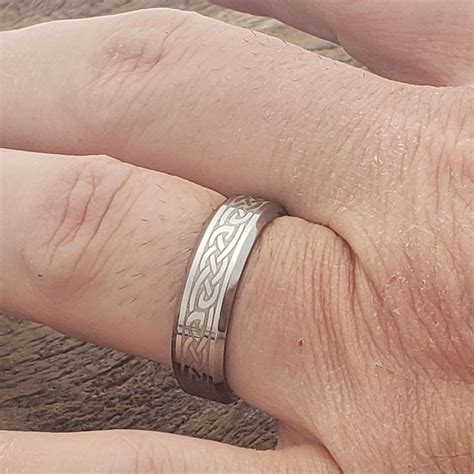 Medieval Knotwork Irish Beveled Celtic Rings - Forever Metals