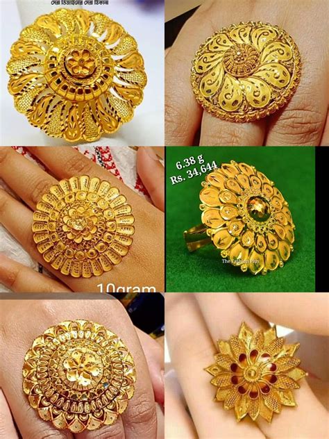 pin  humyra azad shuveccha  ring bridal jewellery earrings gold