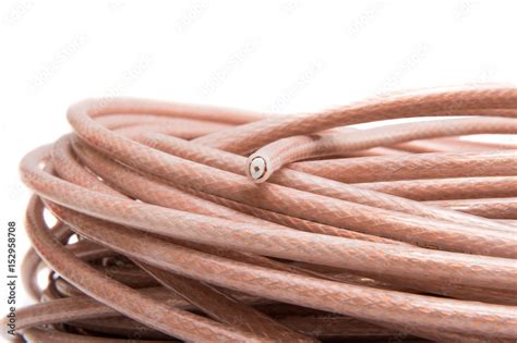 Coaxial cable communication industrial isolated Stock-Foto | Adobe Stock