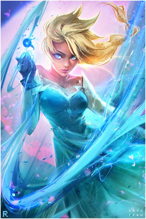 Elsa :YouTube! by rossdraws on DeviantArt