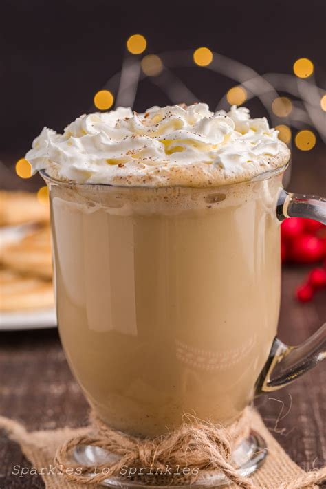 eggnog latte sparkles  sprinkles