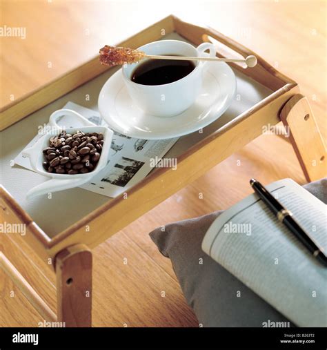 coffee  book stock photo alamy