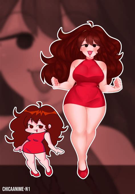 Friday night funkin' - Girlfriend Fanart by TubbieGordito on DeviantArt
