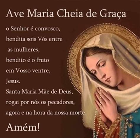 Ave Maria Cheia De Graça O Senhor É Convosco - Ave Maria Cheia de Graça - Mundo Mensagens