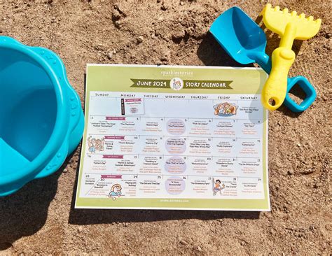 The June 2024 Story Calendar — Sparkle Stories