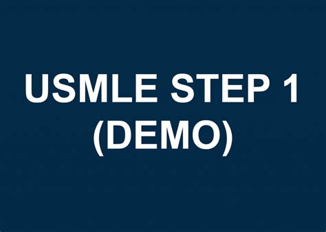 USMLE STEP 1 (DEMO) - USMLEKEY