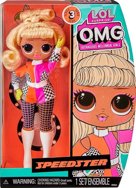 L.O.L. Surprise! O.M.G. Speedster Fashion Doll with Multiple Surprises and Fabulous Accessories ...