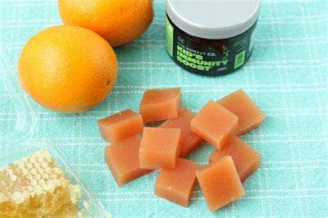 Immune-Boosting Orange-Honey Fruit Snacks