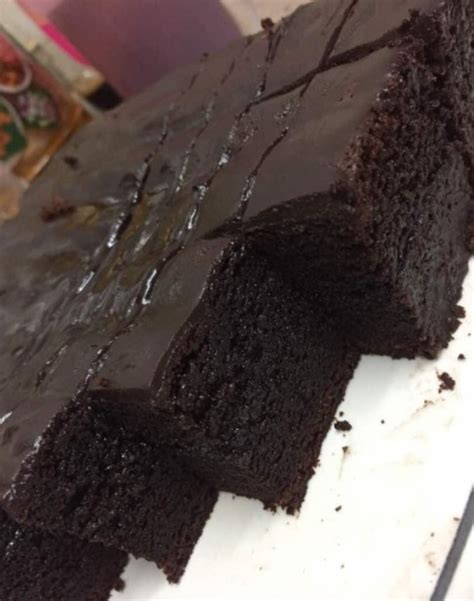 resepi topping coklat  sedap  mudah disediakan  kek