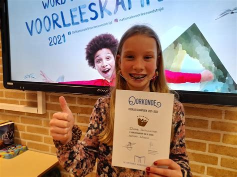 Dieke is voorleeskampioen!