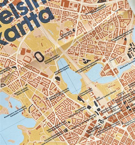 Modern Helsinki Map / Moderni Helsinki -kartta - Modern Architecture