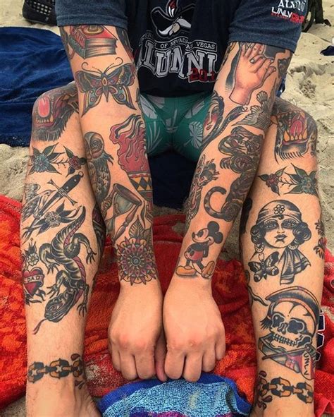 Tattoo • Тату стиль Олдскул