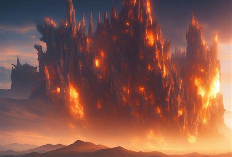 volcano lava cloud royalty  stock illustration image