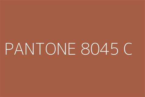 PANTONE 8045 C Color HEX code