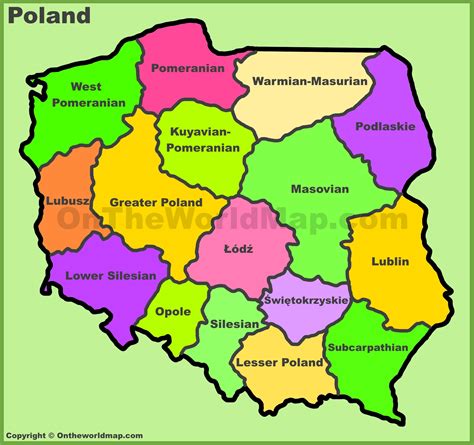 map of poland with cities 4