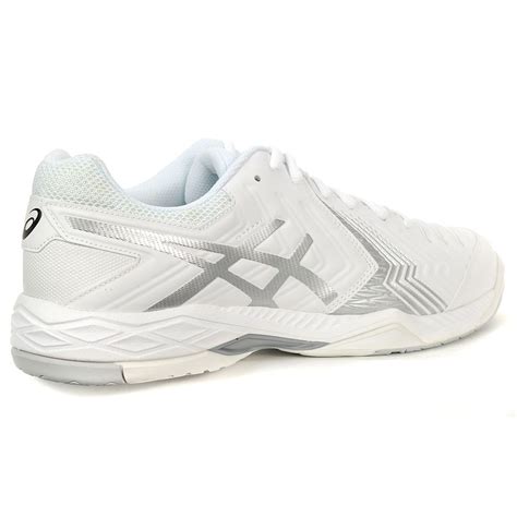 ASICS Men's Gel Game 6 White/Silver Tennis Shoes E705Y.0193 - WOOKI.COM