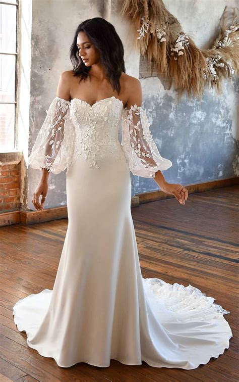 Vintage Wedding Gown With Sleeves