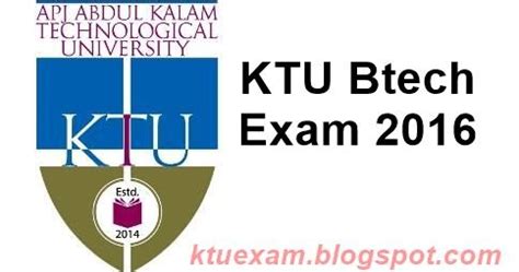 KTU B.Tech First Semester Results Published - KTU Exam Results