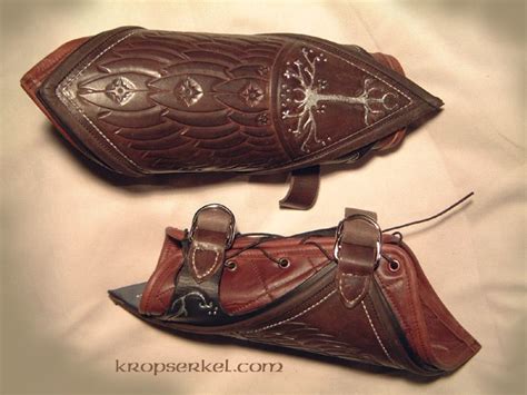 Aragorn Ranger costume WIP | Leather bracers, Leather armor, Bracer