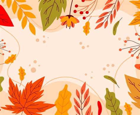 Nature Fall Floral Background Vector Art & Graphics | freevector.com