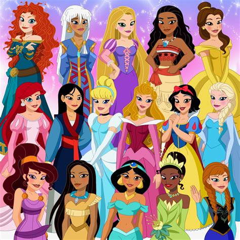 Disney princesses by Lunamidnight1998 on DeviantArt | All disney