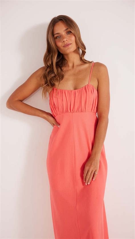 Lila Ruched Slip Dress - MINKPINK Official