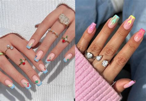 stunning french tip nails  color ideas  elevate
