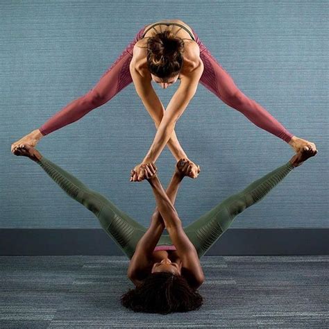 Alo Yoga Facebook photo, pinned by Penn Asia | Partner yoga poses ...