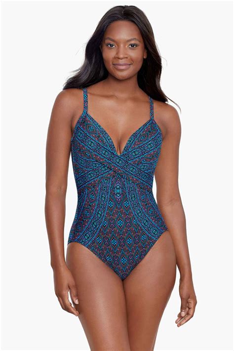 Miraclesuit Romani Captivate One Piece Swimsuit - Blue (Style: 6558250