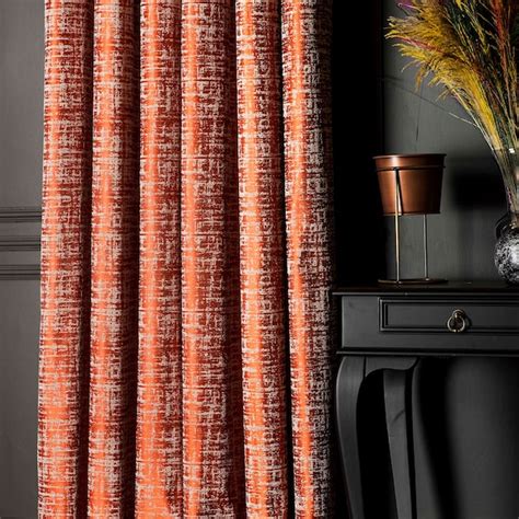 Orange Curtains - Etsy