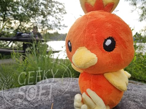 Pokemon: Torchic Art Plushie (For Sale) by GeekySoft on DeviantArt