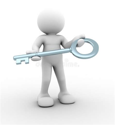key stock illustration illustration  character assistance