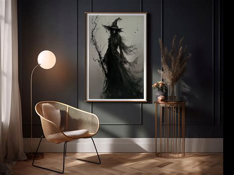 Witch Decor, Gothic Home Decor, Witch Poster, Witch Wall Art, Witch ...