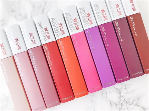 Maybelline Super Stay Matte Ink: Review + Swatches - All Skins Beauty