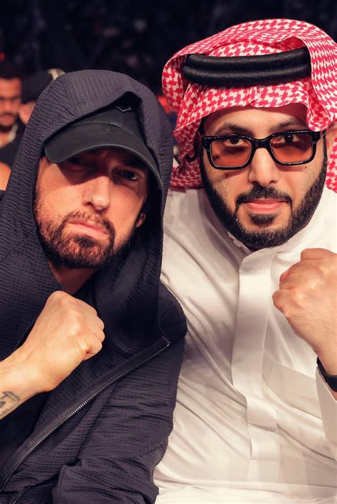 Eminem Watched Crawford Fight From Ringside Seats with Turki Al-Sheikh