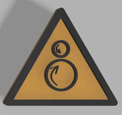 ISO 7010 W025 by WolfPrint3D | Download free STL model | Printables.com