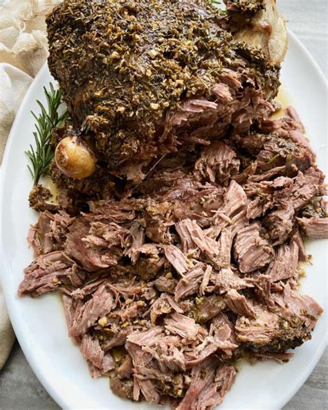 Slow Cooker Leg Of Lamb - Fit Slow Cooker Queen