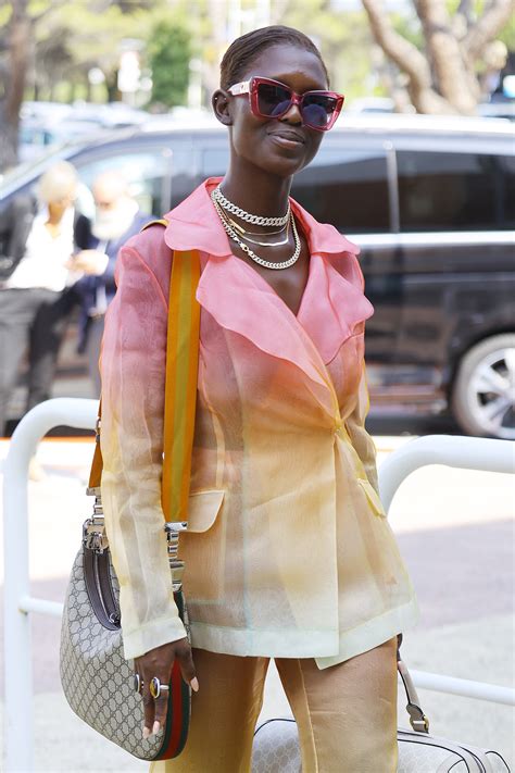 Jodie Turner-Smith Arrived At Venice Film Festival In An Ombre Suit
