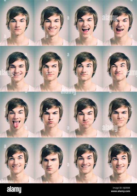 face grimace expression handsome emotion young younger man guy